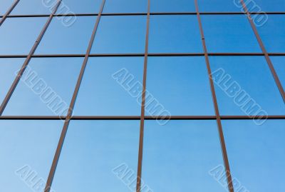 Office building exterior #5. Windows in perspective view