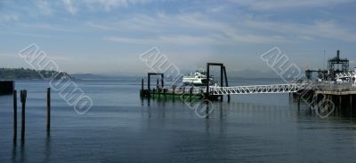 Washington State Ferry leaving