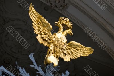 Golden two-headed eagle.