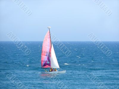 Surfing a sail