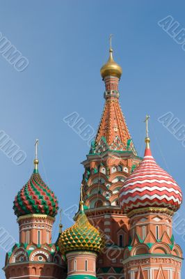 Saint Basil`s Cathedral, Red Square, Moscow, Russia