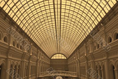 Glass dome of Gum shopping center