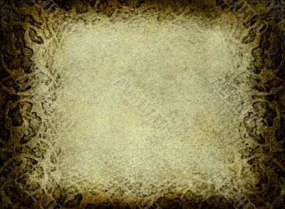 grunge foliage frame grunge foliage frame