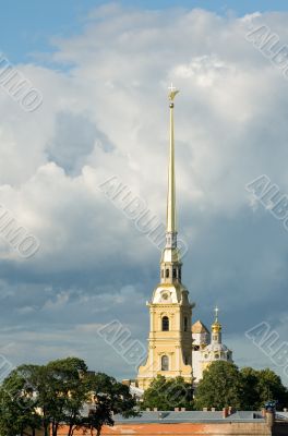 Peter and Paul fortress, the symbol of Saint Petersburg, Russia