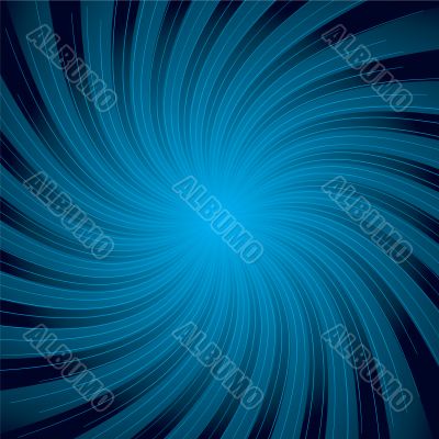 blue solar swirl