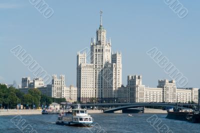 Sight at the river Moskva