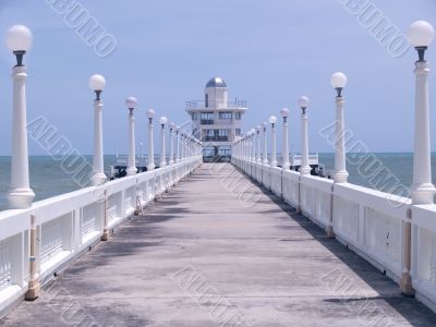 Pier with observation tower
