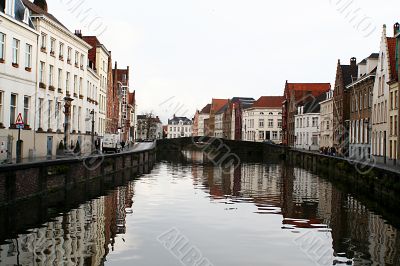 Canal in Belgium