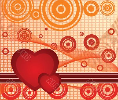 Abstract art floral design vector illustration