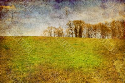 old-fashioned landscape
