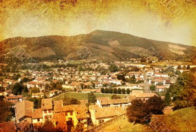 old-fashioned landscape