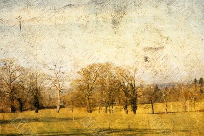 old-fashioned landscape