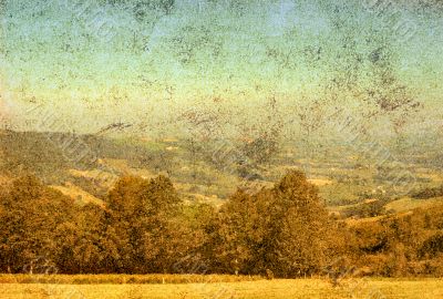 old-fashioned landscape