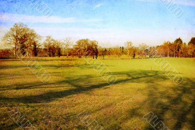 old-fashioned landscape
