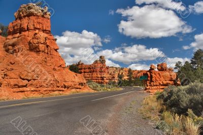 Road to the country of fairy tales