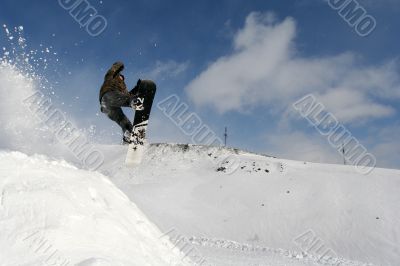 Snowboard jump