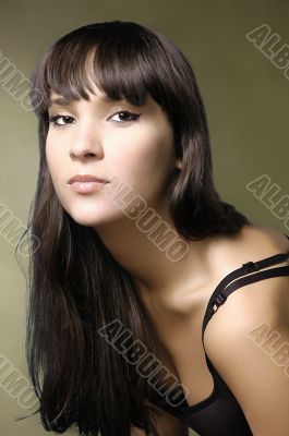 Portrait of the beautiful girl