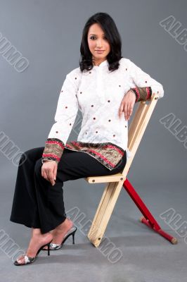 Indian Embroidered Women`s Apparel