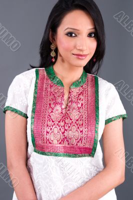 Indian Embroidered Women`s Apparel