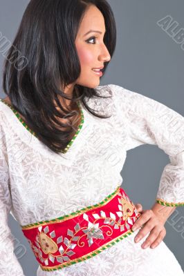 Indian Embroidered Women`s Apparel