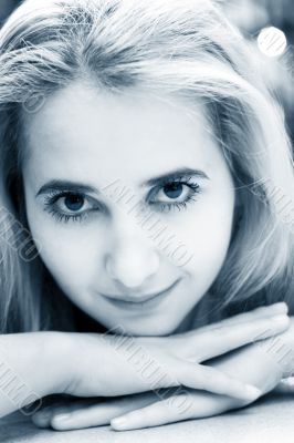 Beautiful blond girl