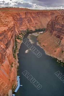 Boats on the river Colorado.