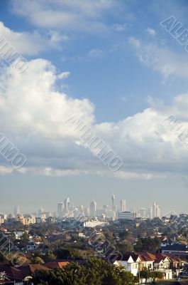 sydney cbd in distance