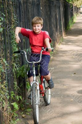 Boy on a bicycle Boy on a bicycle