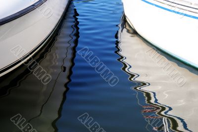 Boat reflections