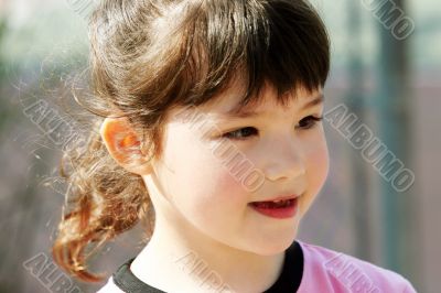 Cute girl outdoors
