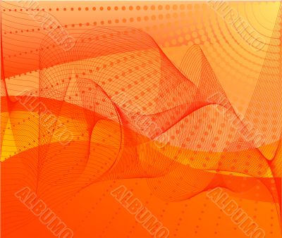 Abstract art floral vector illustration