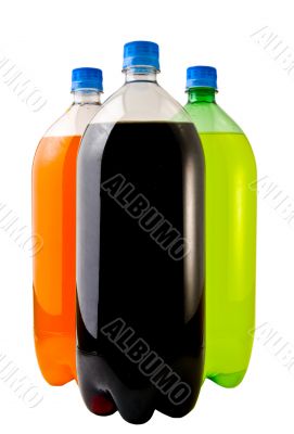 Three Soda Bottles