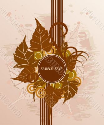 Abstract  floral background  vector illustration