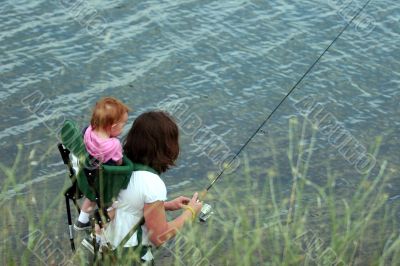 Family fishing