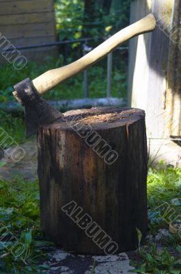 Axe in the stump