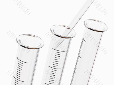 Medical test tubes