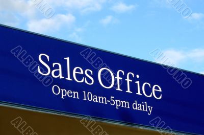 Sales Office Sign