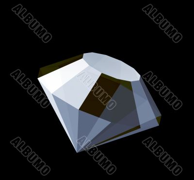 Brilliant diamond a jewelry