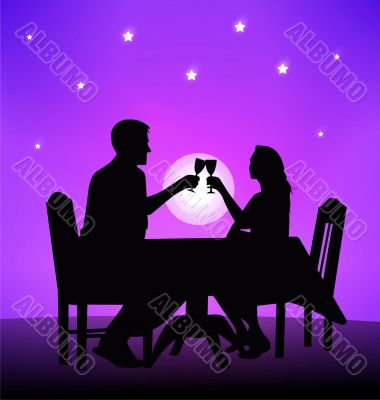 Romantic dinner