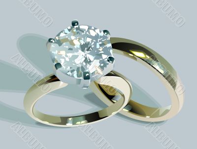 Two wedding rings