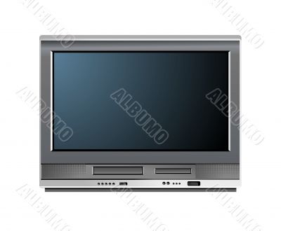 Large tv set
