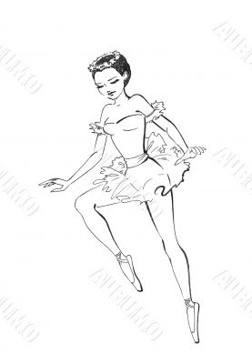 ballerina in dance