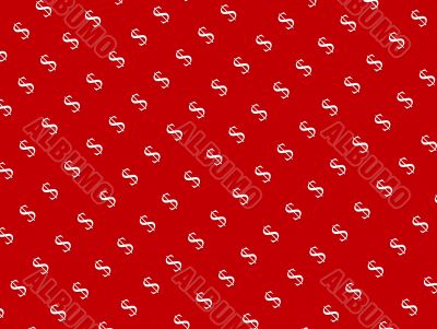 Red texture with dollar