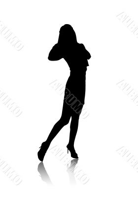 girl black illustration girl black illustration