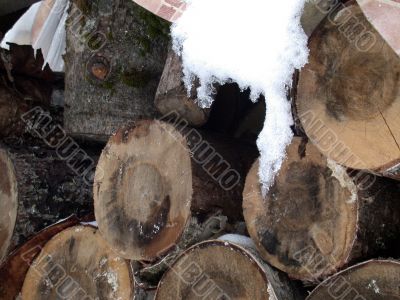 stack of logs stack of logs