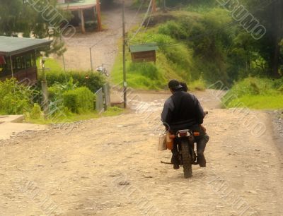 Motorbike near Monteverde