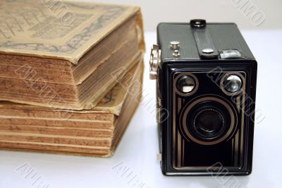 book, antiques, old, table, side book, antiques, old, table, side
