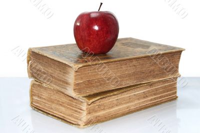 book, antiques, old, side,  table