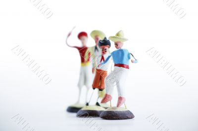 Mexican Clay Toy Figurines