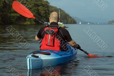Kayaking on Lake Windermere